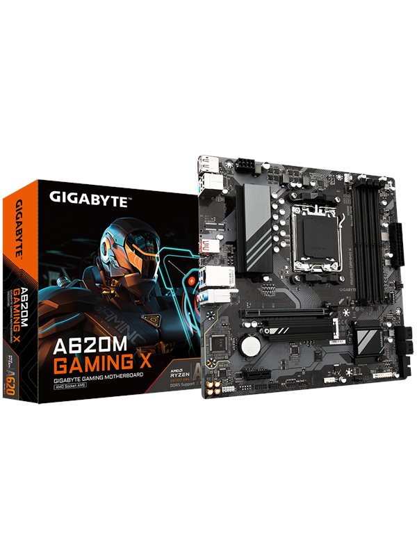 Gigabyte A620m Gaming Bundkort Amd A620 Amd Am5 Socket Ddr5 Ram Micro Atx - Gigabyte Gaming  - 4719331854096