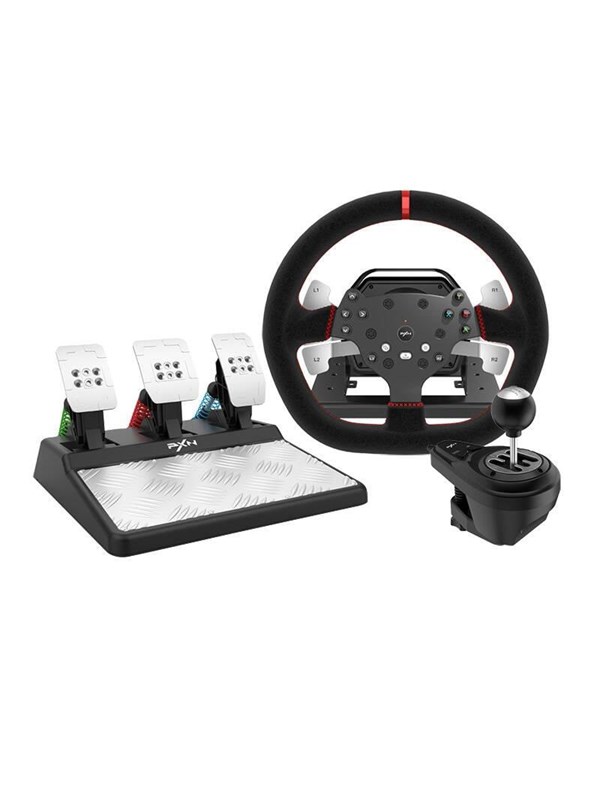 Pxn Gaming Wheel V10 Ps3 Ps4 Xbox One Switch Miscellaneous Steering Wheel Ampamp Pedal Set Sony Playstation - Pxn Gaming  - 6948052901613