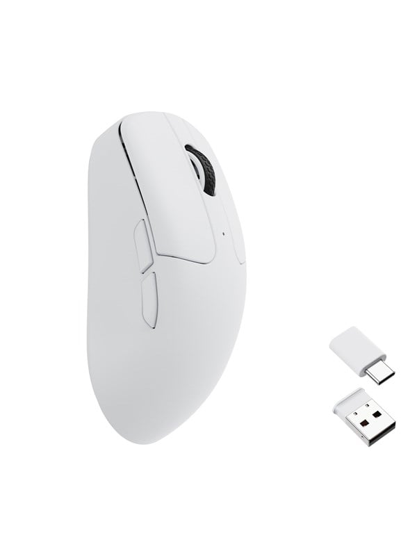 Hvid Keychron Wireless Gaming Mus Optisk Knapper - Keychron Gaming  - 4895248855712