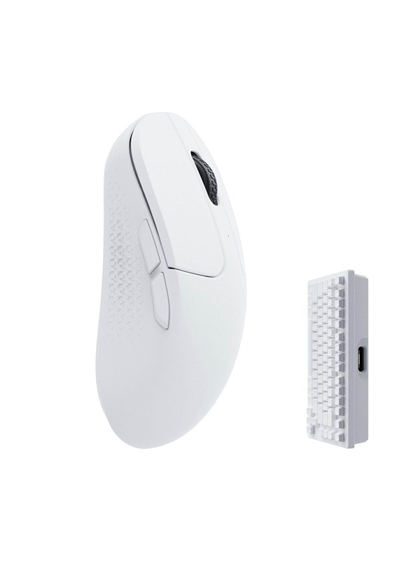 Hvid Keychron Mini Wireless Gaming Mus Optisk Knapper - Keychron Gaming  - 4895248853114