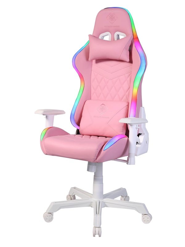 Pink Deltaco Gaming Line Pch90 Gaming Chair With Full Rgb Lightning - Deltaco Gaming  - 7333048062932