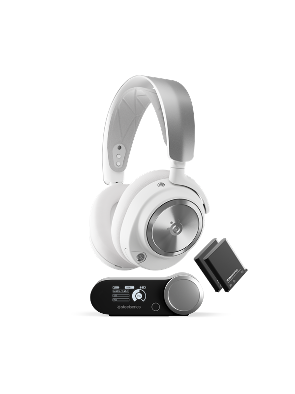 Hvid Steelseries Arctis Nova Pro Wireless Gaming Headset Ampamp - Steelseries Gaming  - 5707119058070