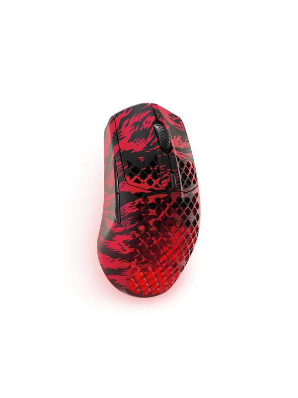 Sort Steelseries Aerox Faze Clan Gaming Mus Optisk Knapper Med Rgb Lys - Steelseries Gaming  - 5707119056953