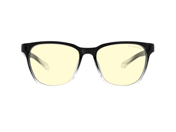 Sort Gunnar Optiks Berkeley Unisex Oval Klassisk Transparent Nylon Ravfarvet - Gunnar Gaming  - 810003941831