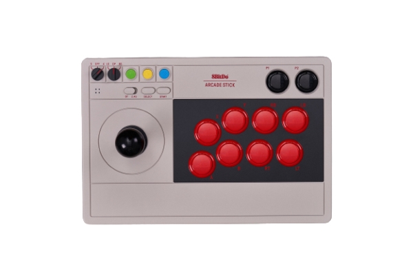8bitdo Arcade Stick Joystick Grå - 8bitdo Gaming  - 6922621501350