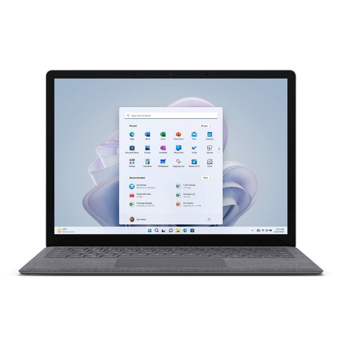 Bærbar Microsoft Qzi 00012 Intel Core 1235u Ram 256 Ssd - Microsoft Laptop  - 0196388010417