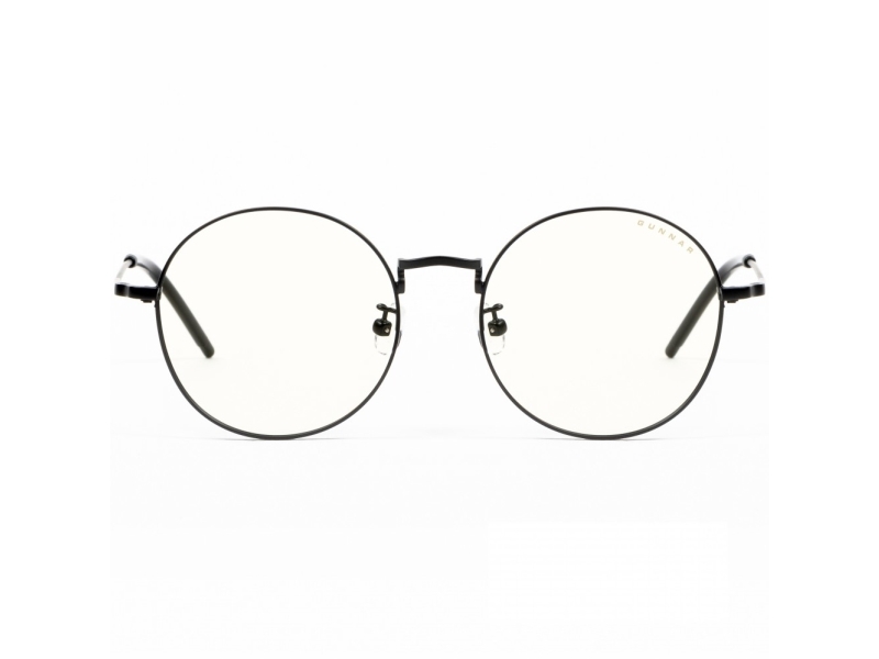 Sort Gunnar Optiks Ellipse Unisex Oval Rustfrit Stål Transparent - Gunnar Gaming  - 811127019864