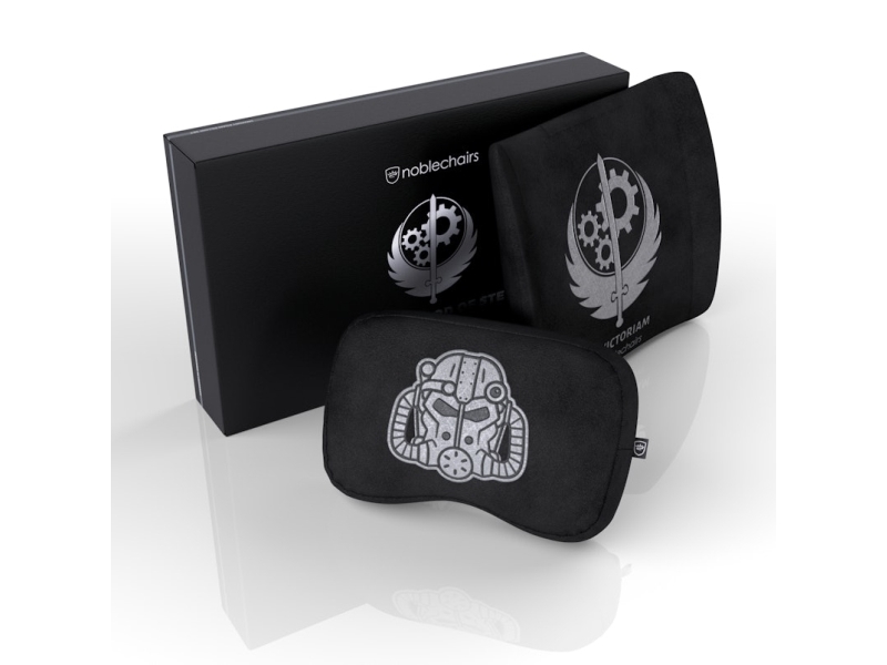 Sort Noblechairs Brotherhood Steel Neck Pillow Lumbar Pillow Stk - Noblechairs Gaming  - 4251442508494