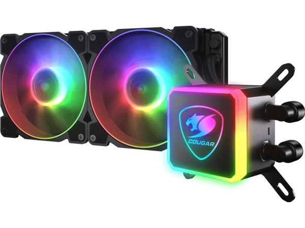 Cougar Gaming Aqua Argb Alt Væskekøler 500 Rpm 1800 Rpm Kubikfod Min - Cougar Gaming  - 4710483771187