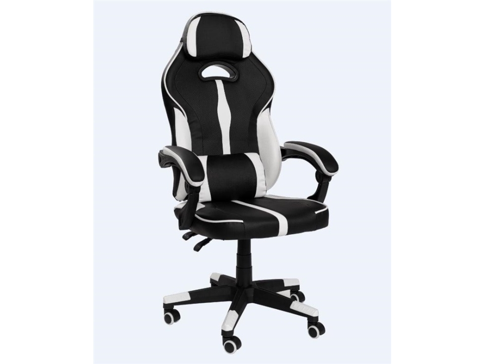 Sort Domoletti Chair Gaming Gc303 Black White - Domoletti Gaming  - 4772013380948