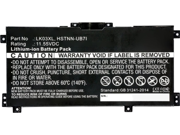 Batteri Til Bærbar Computer Cellet For Pavilion Gaming Zbook 15v - Hp Gaming  - 5706998743992