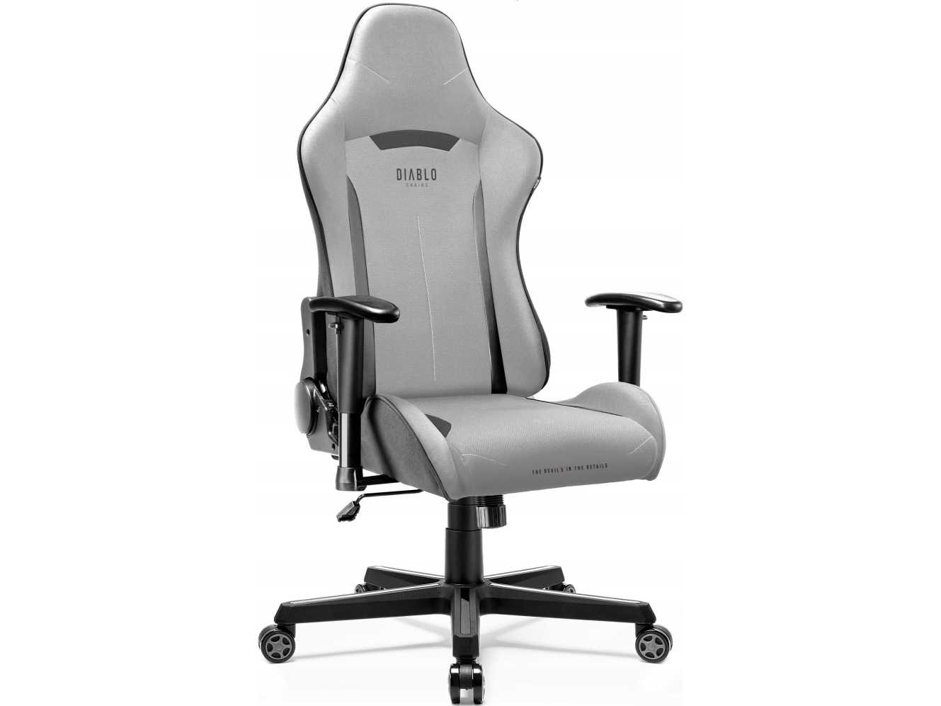 Fotel Diablo Chairs Starter Szary - Diablo Chairs Gaming  - 5904405576335