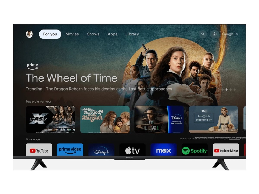 Sort Xiaomi 2025 Diagonal Klasse Led Bagbelyst Lcd Smart Google Uhd 2160p 3840 2160 Hdr - Xiaomi Smarttv  - 6941948702448