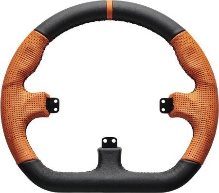 Asetek Simsports Fælg Lukket Læder Oraninis - Asetek Gaming  - 1230000121774