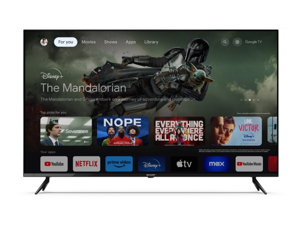 Sharp 55gl4060e Diagonal Klasse Led Bagbelyst Lcd Smart Google Uhd 2160p 3840 2160 Hdr - Sharp Smarttv  - 5905683270823