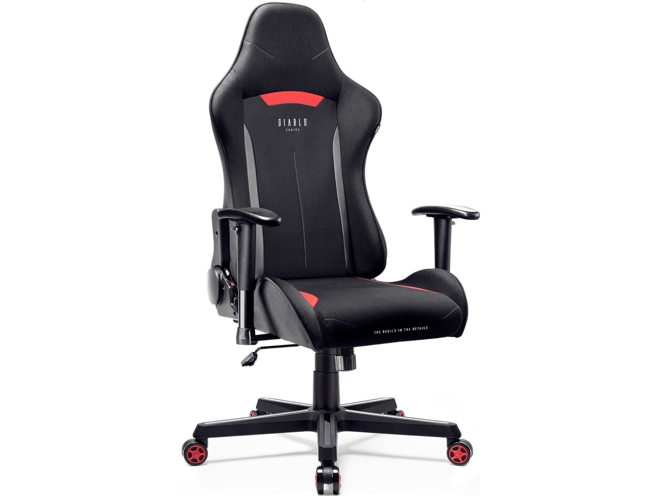 Diablo Chairs St4rter Stol Sort Rød - Diablo Chairs Gaming  - 5904405570999