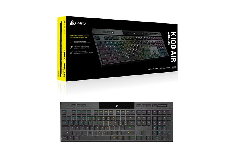 Corsair Gaming K100 Air Tastatur Nordisk - Corsair Gaming  - 0840006655183