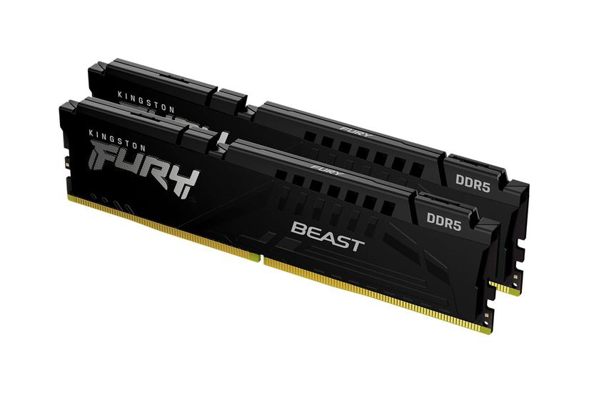 Kingston Fury Beast 16gb:2x8gb Ddr5 Ram 5200mhz Dimm 288 Pin Die Ecc Cl36 - Kingston Gaming  - 0740617331806