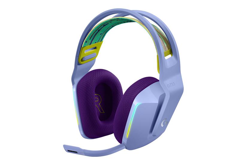 Logitech G733 Lightspeed Wireless Rgb Gaming Lilla Headset - Logitech Gaming  - 5099206089549