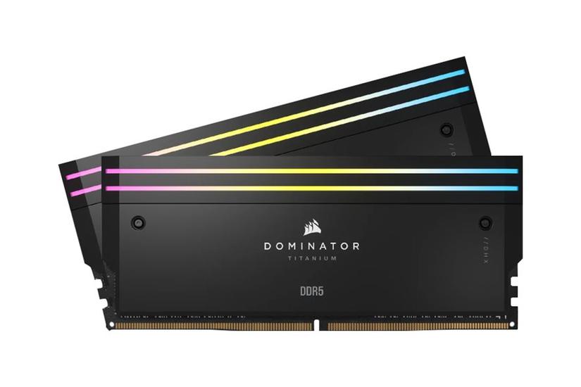 Corsair Dominator Titanium Rgb 32gb:2x16gb Ddr5 Ram 3200mhz Dimm 288 Pin Cl32 - Corsair Gaming  - 0840006674351