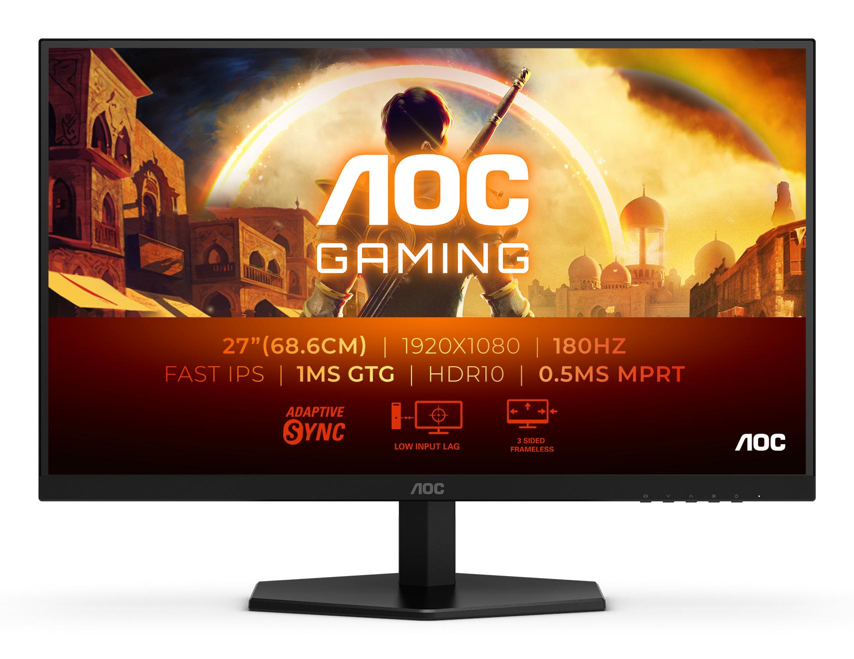 Aoc 27g42e Gaming Monitor Ips 1920x1080 : 1ms 300cd Hdmi - Aoc Gaming  - 4038986642590