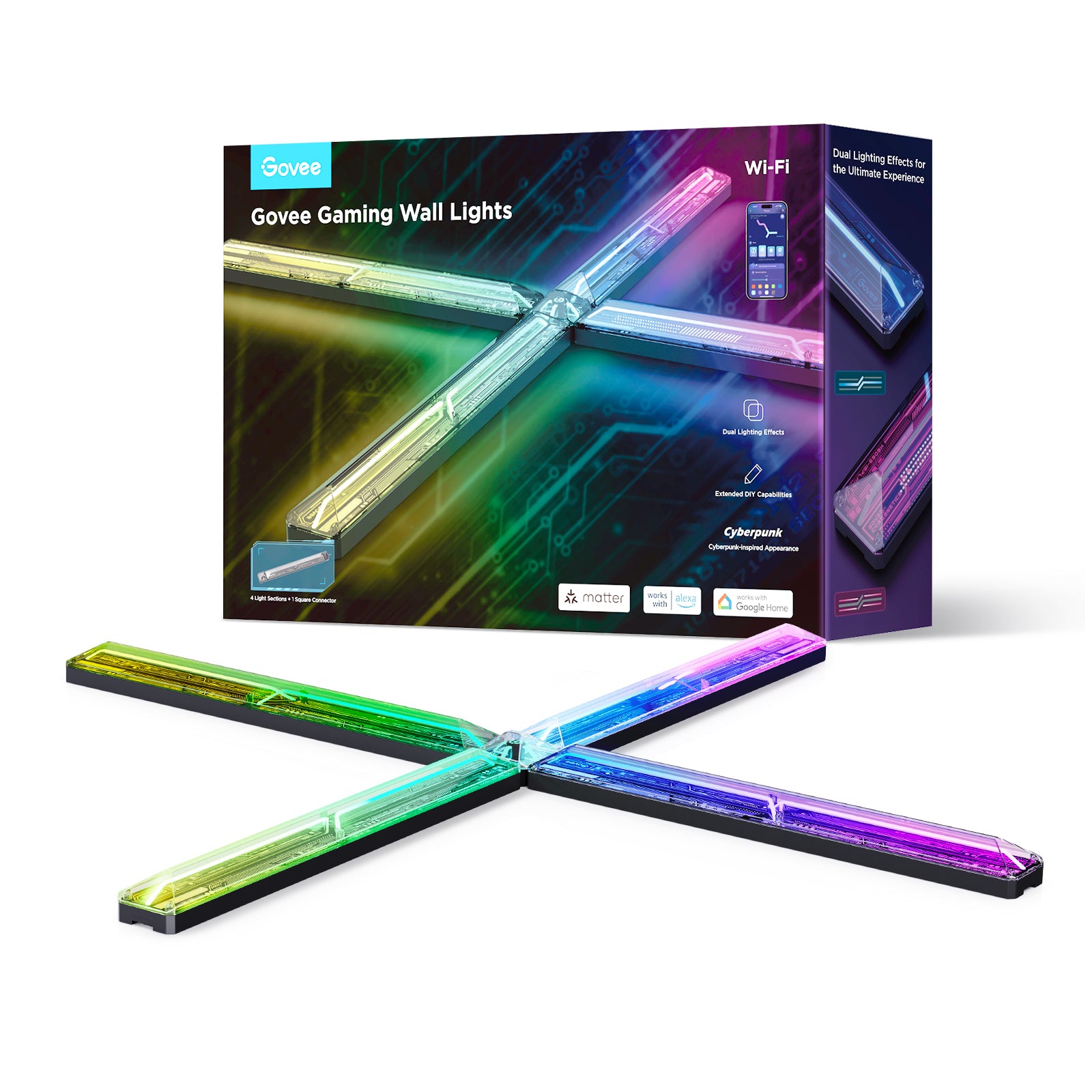 Govee Gaming Wall Light Illuminate Your Gaming Experience - Govee Gaming  - 6974316999997
