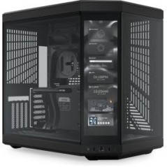 Sort Hyte Y70 Touch Tårn Udvidet Atx Ingen Strømforsyning - Hyte Gaming  - 1220000350595