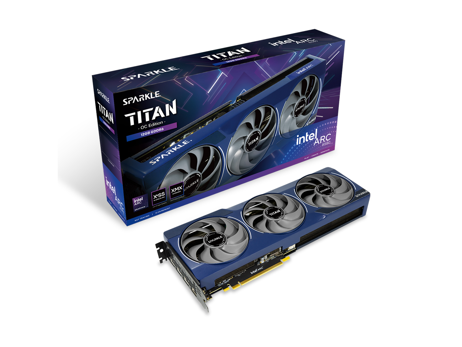 Sparkle B580 Titan Sb580t 12goc - Sparkle Gaming  - 4711342290771