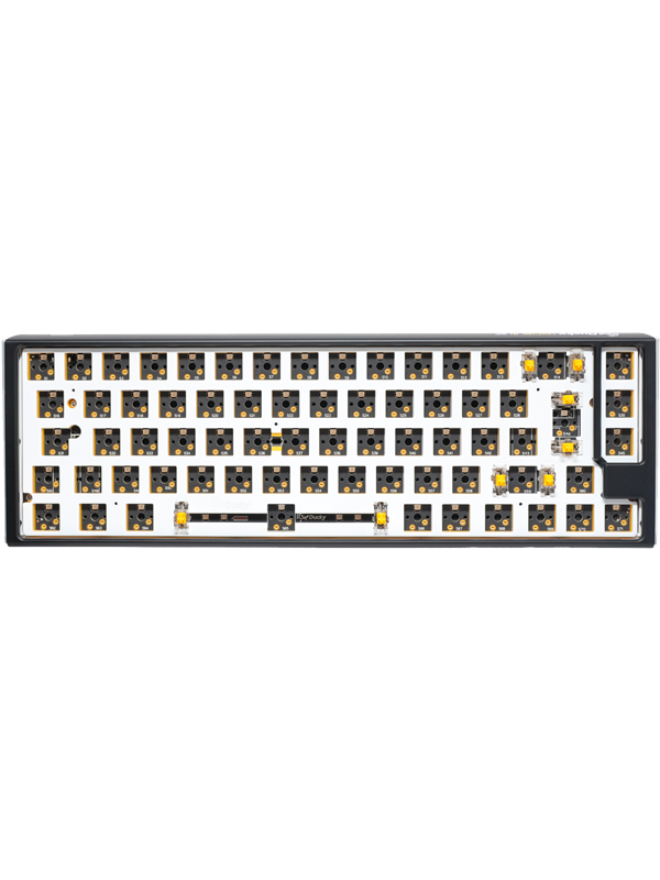 Ducky One Classic Rgb Barebone Iso Switches Keycaps Gaming Tastatur Nordisk Grå - Ducky Gaming  - 4711394385777