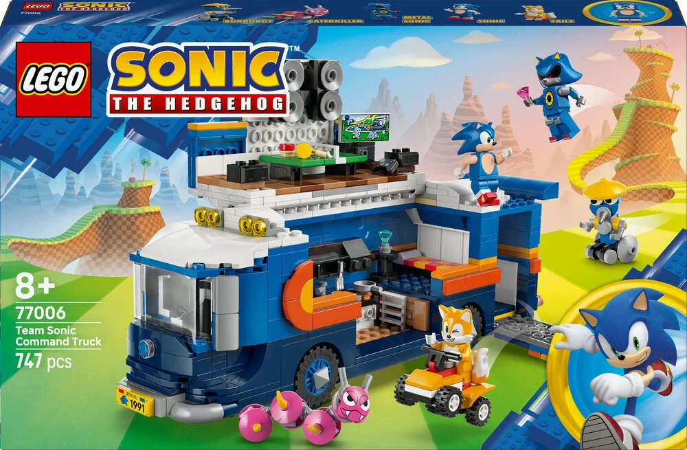 77006 Lego Sonic Team Sonics Kommandovogn - Lego Gaming  - 5702017815619