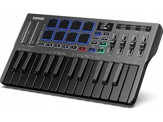 Donner Dmk Midi Kontroltastatur Med Taster - Donner Gaming  - 6975626381120
