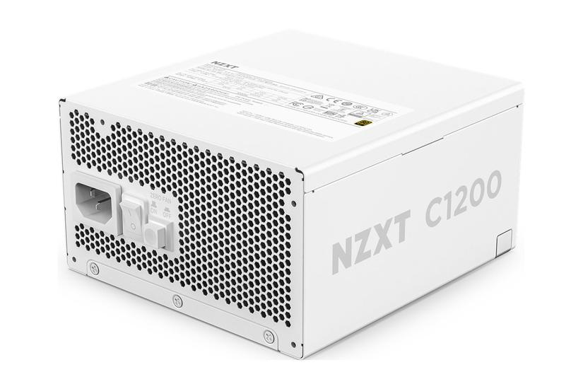 Hvid Nzxt Series C1200 Strømforsyning 1200w Plus Gold Atx12v Eps12v Matteret - Nzxt Gaming  - 5056547206271