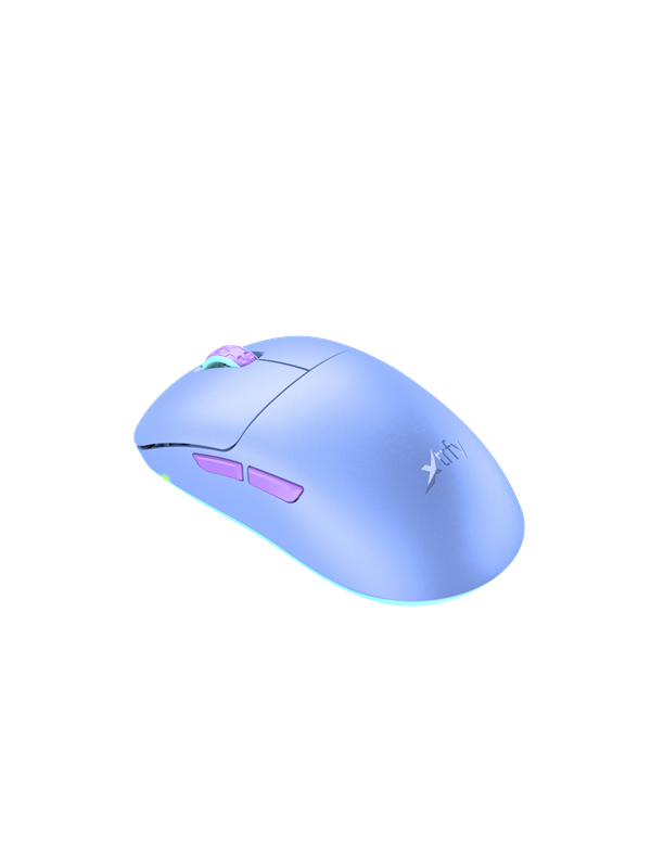 Lilla Xtrfy Wireless Frosty Purple Gaming Mus Optisk Knapper - Xtrfy Gaming  - 7340086913270
