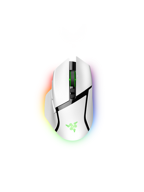 Hvid Razer Basilisk Pro Gaming Mus Optisk Knapper Med Rgb Led Lys - Razer Gaming  - 8886419333937