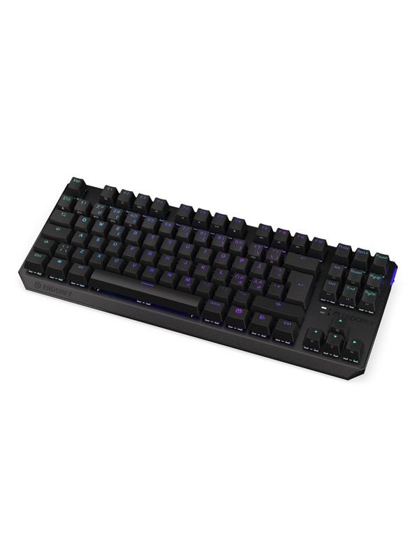Sort Endorfy Thock Tkl Wireless Kailh Box Brown Gaming Tastatur Uden Numpad Nordisk - Endorfy Gaming  - 5903018667027
