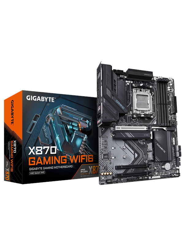 Gigabyte X870 Gaming Wifi6 Bundkort Amd X870 Amd Am5 Socket Ddr5 Ram Atx - Gigabyte Gaming  - 4719331865399