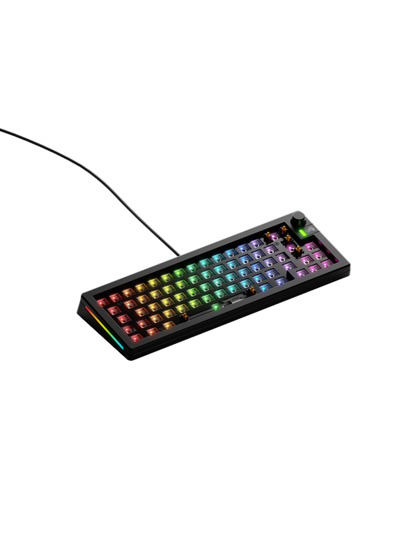 Sort Glorious Gmmk Barebone Iso Gaming Tastatur Uden Numpad - Glorious Gaming  - 810069976051