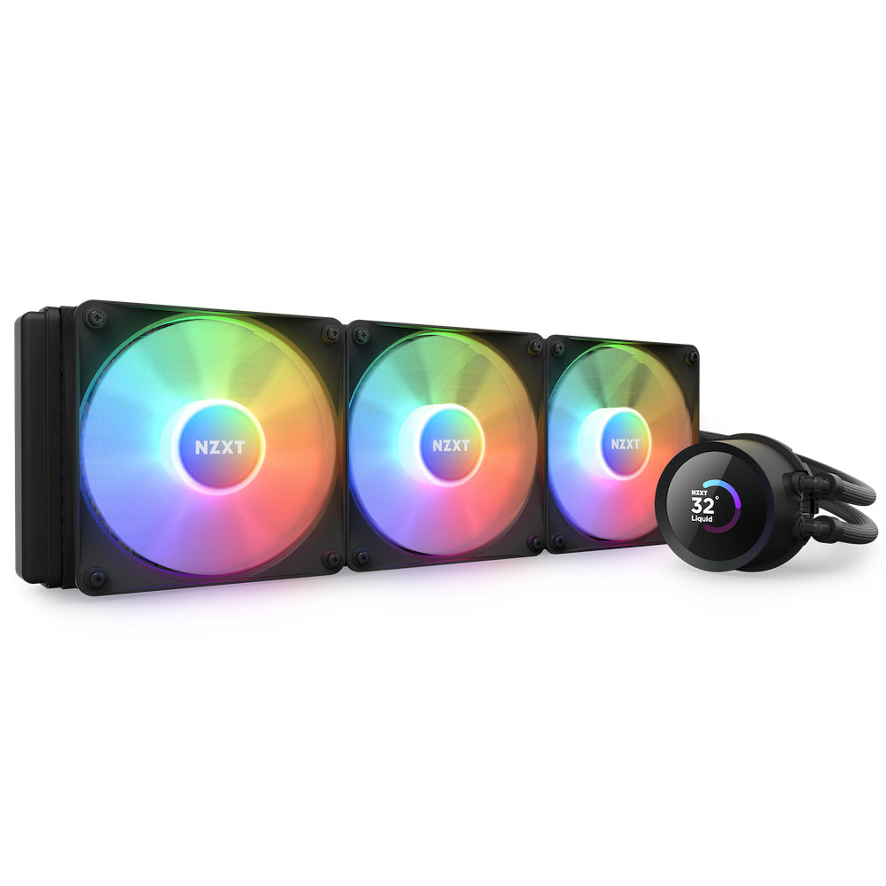 Sort Nzxt Kraken 360 Rgb Processors Flydende Kølesystem Pack 120 - Nzxt Gaming  - 5056547202709