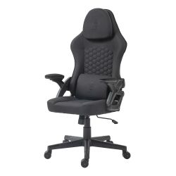 Sort Deltacogaming Dc130 Gaming Chair Black With Soft Linen Fabric Material - Diverse Gaming  - 7333048067043