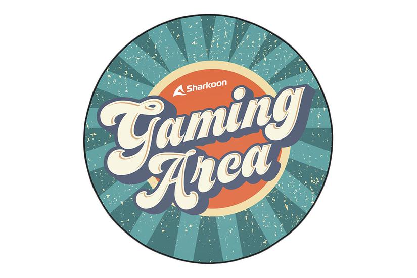 Grøn Sharkoon Skiller Sfm11 Gaming Area Stolemåtte Rund 120 Gul - Sharkoon Gaming  - 4044951034338
