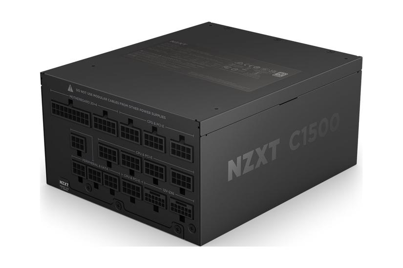 Sort Nzxt Series C1500 Strømforsyning 1500w Plus Platinum Atx12v Eps12v Mat - Nzxt Gaming  - 5056547203652