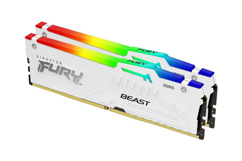 Kingston Fury Beast Rgb 32gb:2x16gb Ddr5 Ram 6800mhz Dimm 288 Pin Die Ecc Cl34 - Kingston Gaming  - 0740617342871