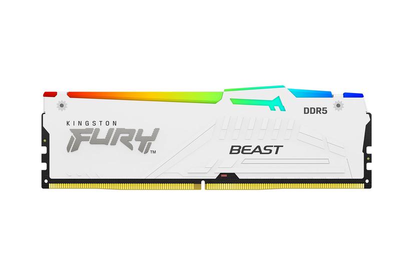 Kingston Fury Beast Rgb 16gb Ddr5 Ram 6000mhz Dimm 288 Pin Die Ecc Cl30 - Kingston Gaming  - 0740617343441