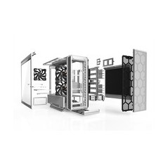 Hvid Quiet Silent Base 802 Window Tårn Udvidet Atx Ingen Strømforsyning Sort - Listan Gaming  - 4260052188408