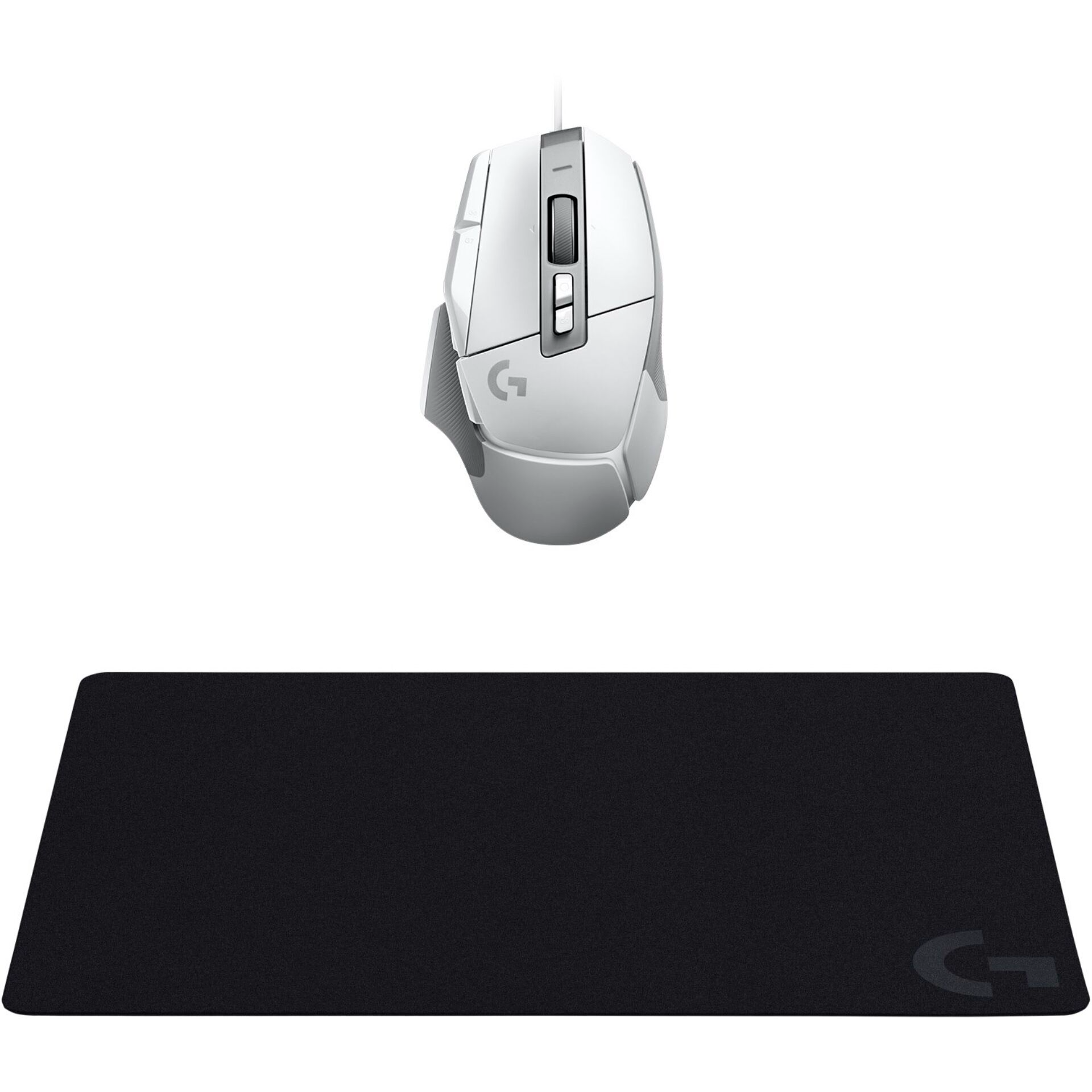 Hvid Logitech G502 Inkl G240 Musemåtte - Logitech Gaming  - 5099206122949