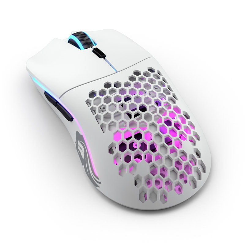 Hvid Glorious Model Minus Wireless Matte White - Glorious Gaming