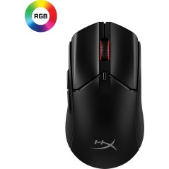 Sort Hyperx Pulsefire Haste Optisk Trådløs Kabling - Hewlett-packard Gaming  - 0196786272554