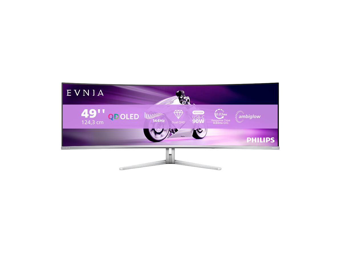 Sort Gaming Skærm Philips Evnia 8000 Ampbull Oled Ampbull 144hz Ampbull Dual Qhd Superwide & Hdr Trueblack - Philips Gaming  - 8712581803926