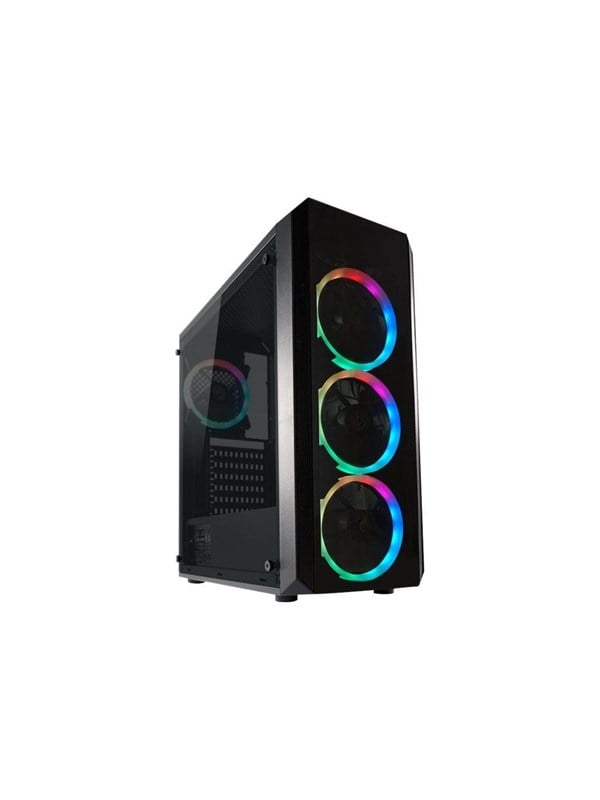 Sort Power Gaming 703b Quad Lux Kabinet Tower - Lc Power Gaming  - 4260070127656