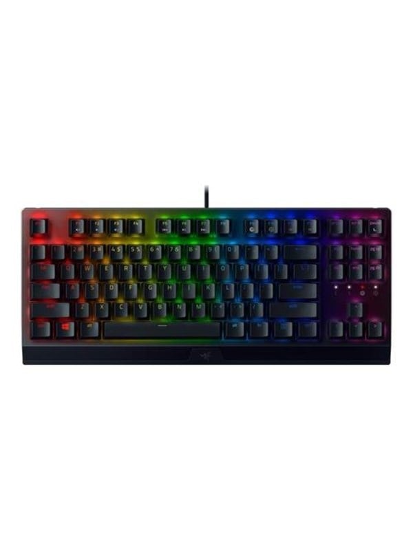 Sort Razer Blackwidow Tenkeyless Green Gaming Tastatur Uden Numpad Nordisk - Razer Gaming  - 8886419346067